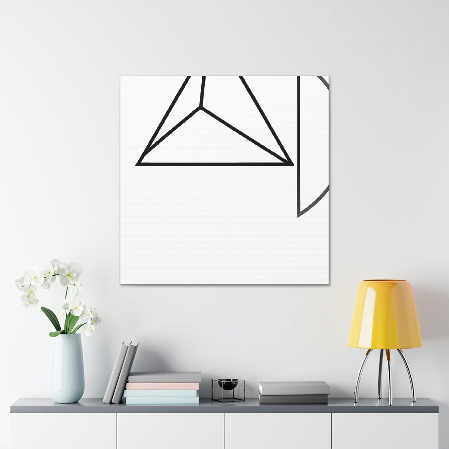 "Blank Abstract Harmony" - Canvas