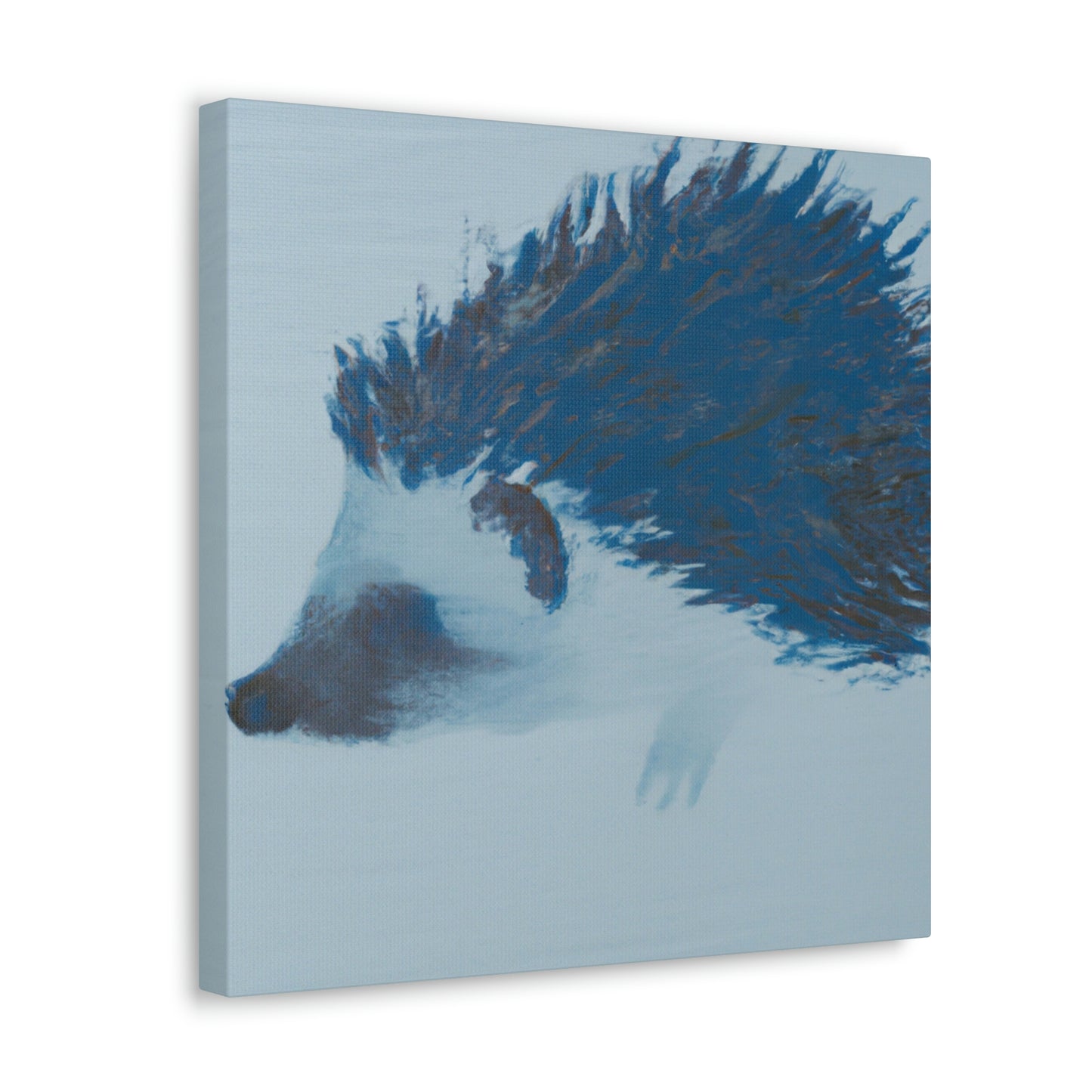 "Hedgehog in Minimalism" - Canvas