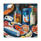 Seafood Neoclassical Feast - Canvas