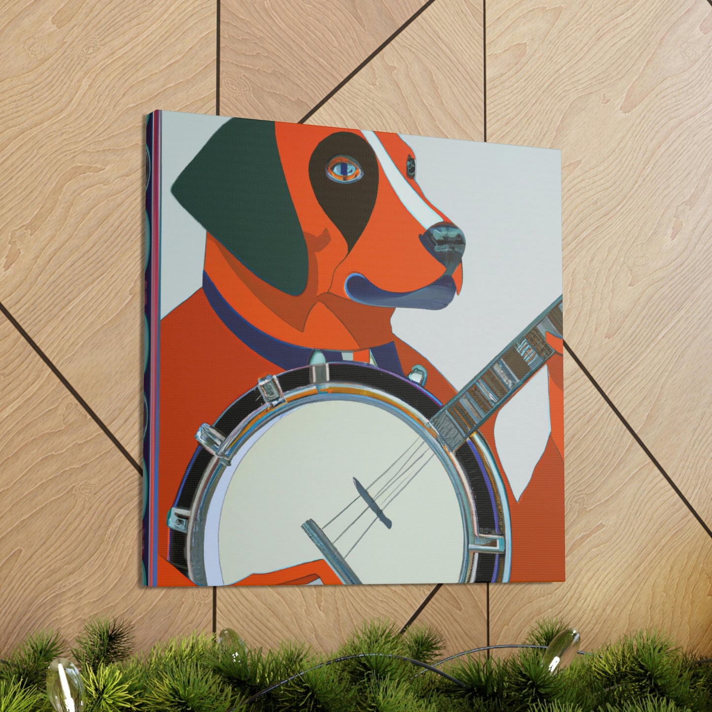 "Banjo's Glittering Strum" - Canvas