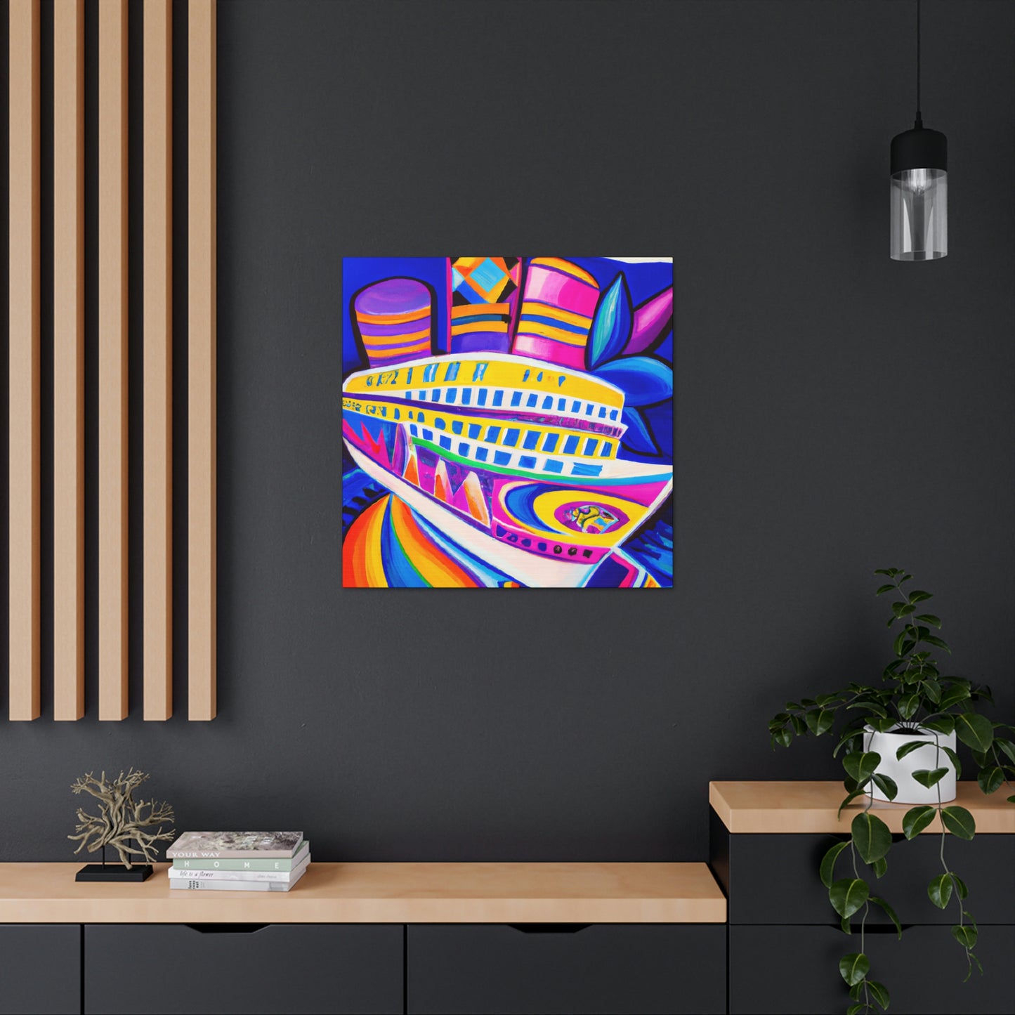 "Cruising the Deco Era" - Canvas