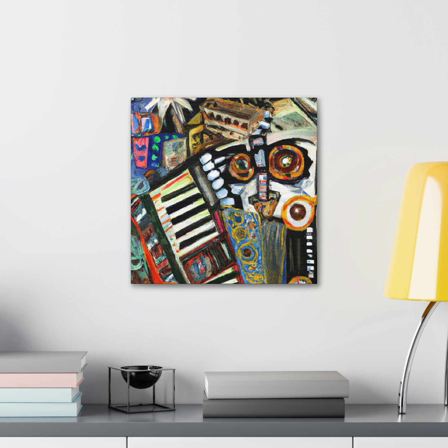 Accordion in Abstraction - Canvas