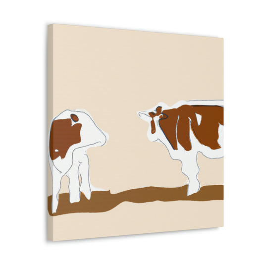 Cows in Simplicity - Canvas