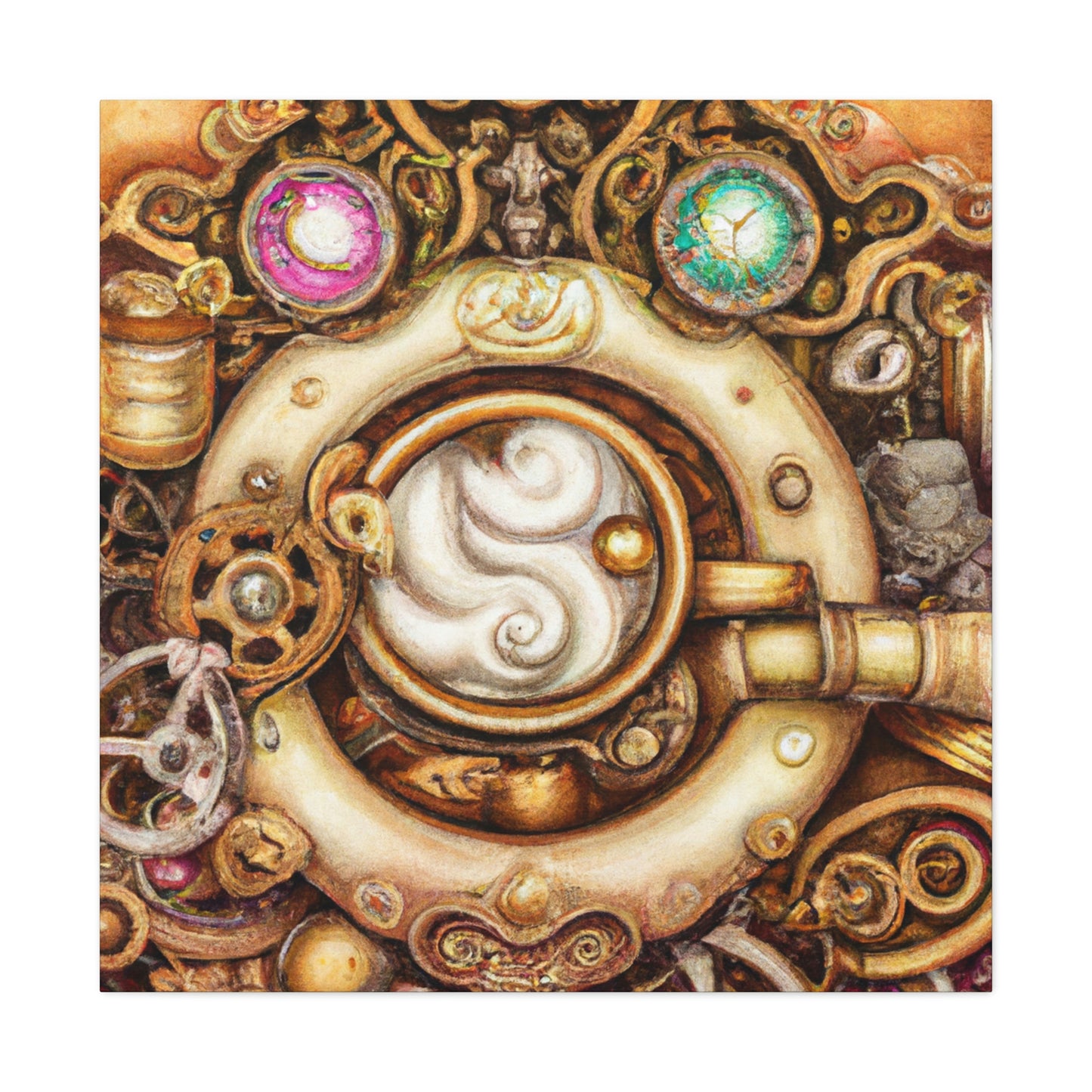 Cappuchino Steampunk Dream - Canvas