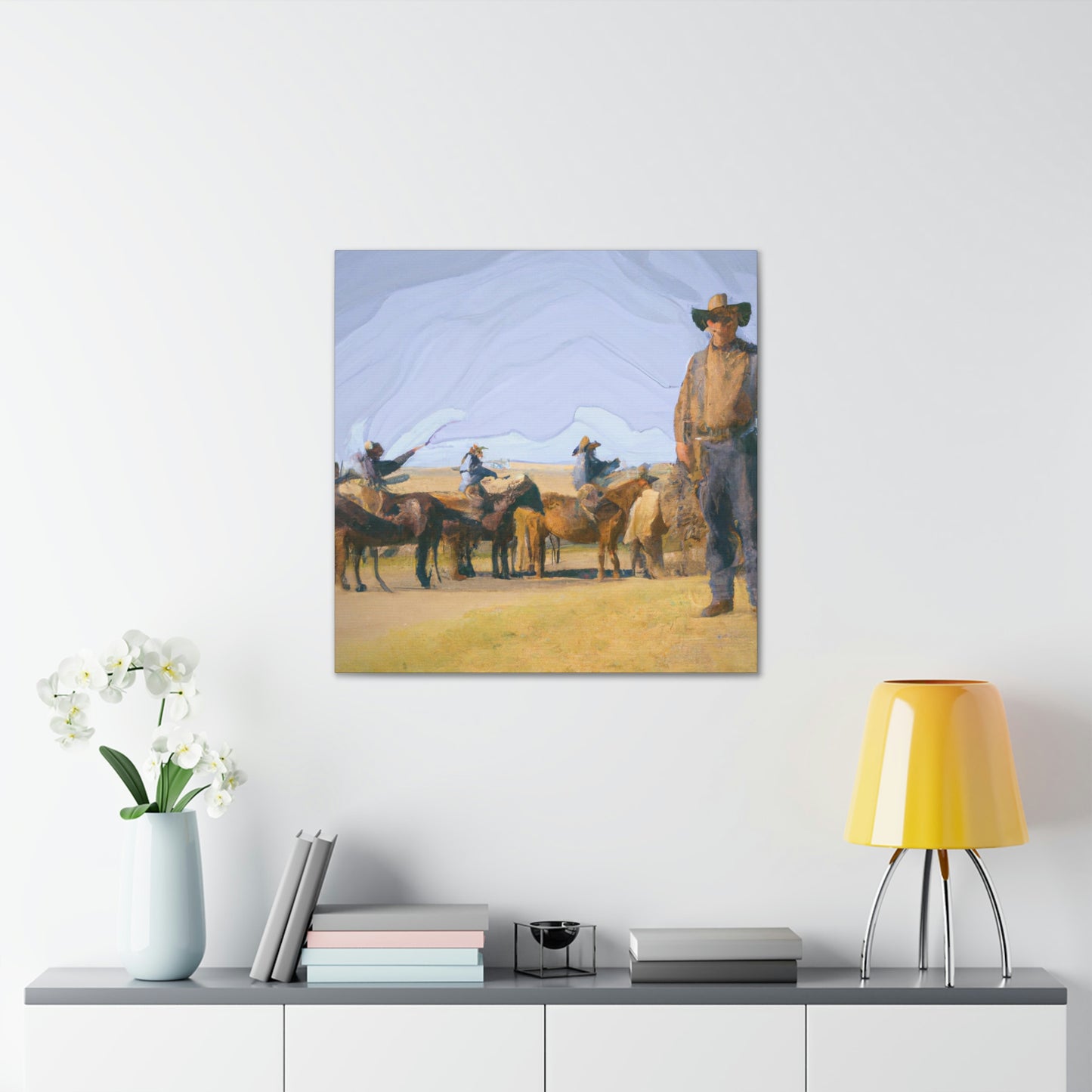 "Herd on a Ranch" - Canvas