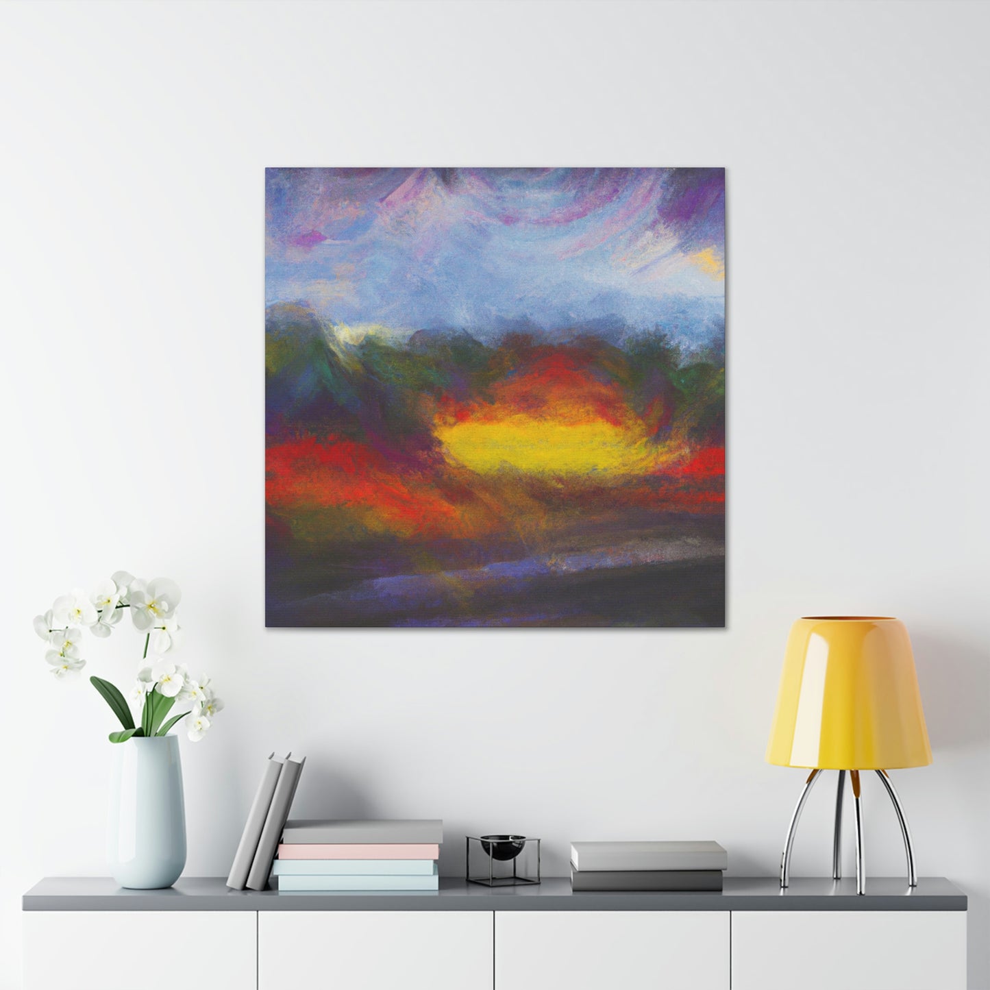 Dawn of Floral Beauty - Canvas