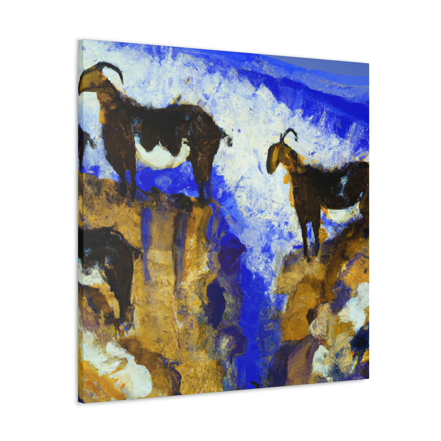 Mountain Goats Unleashed - Canvas