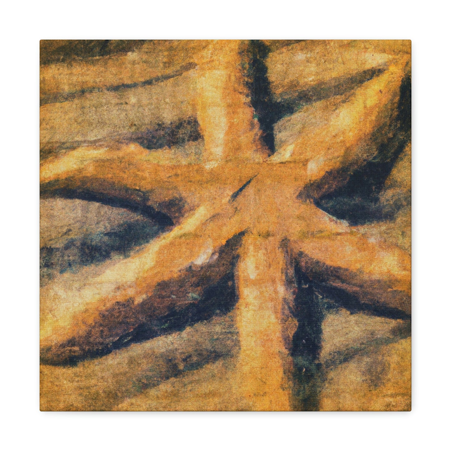 "Starfish Shimmer Shine" - Canvas