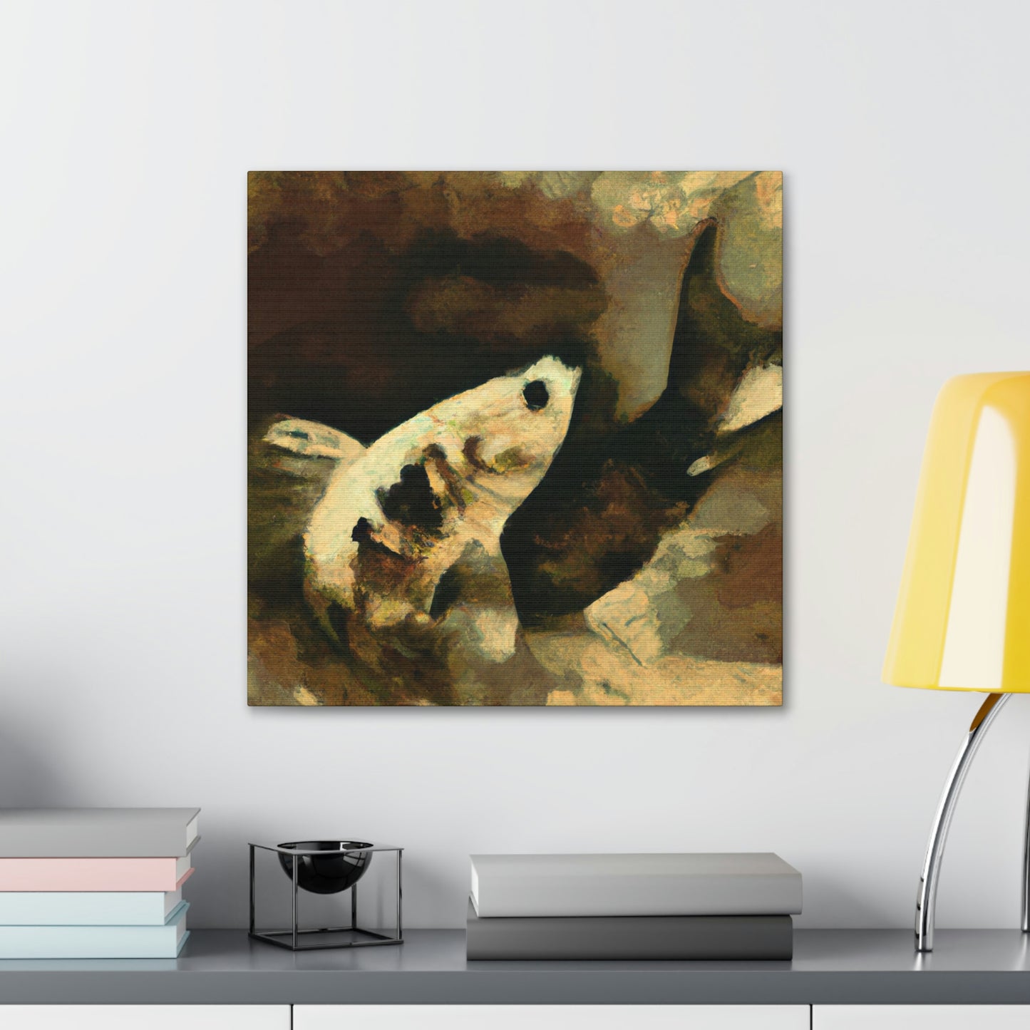 "Killing with Killifish" - Canvas