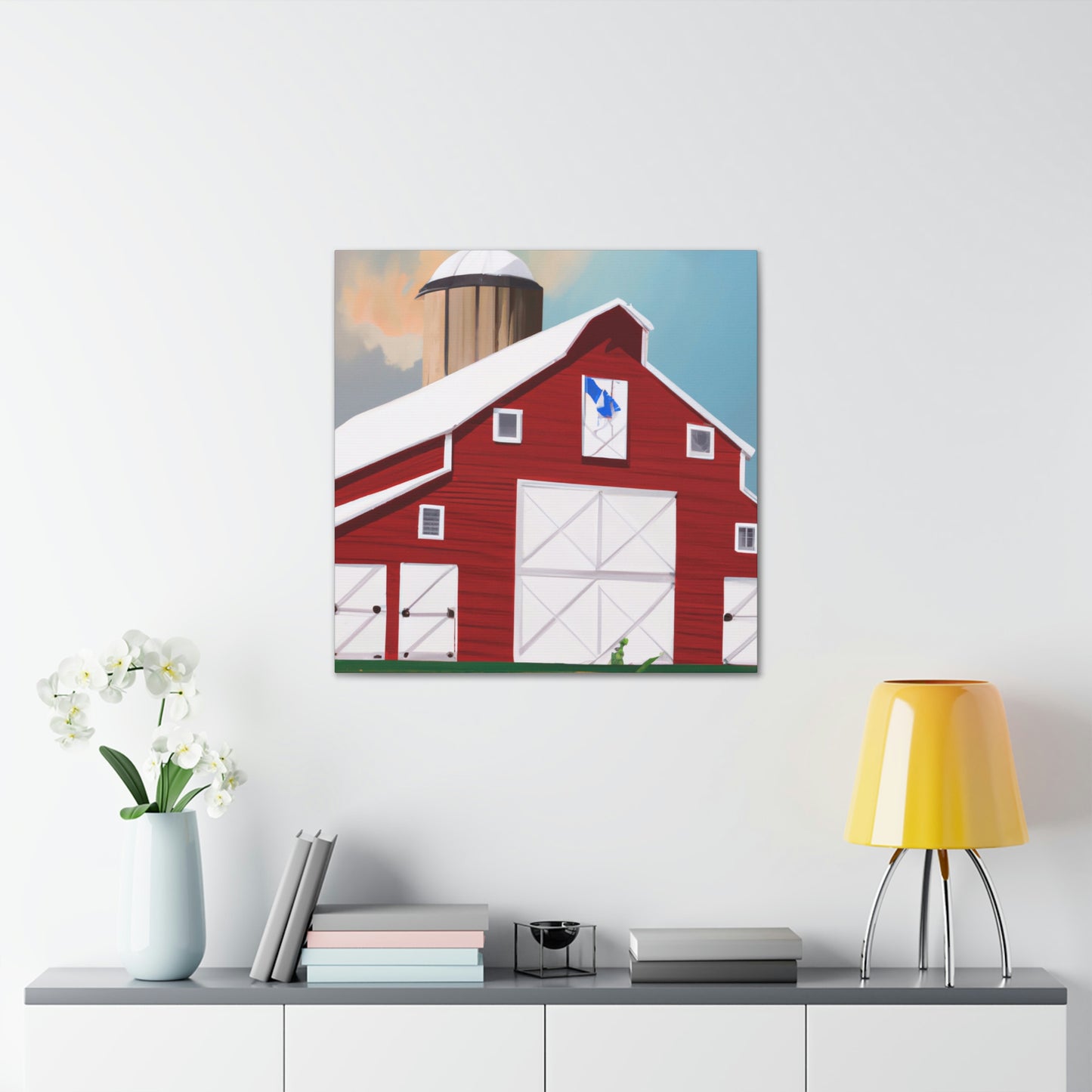 "Barn of Shining Gold" - Canvas