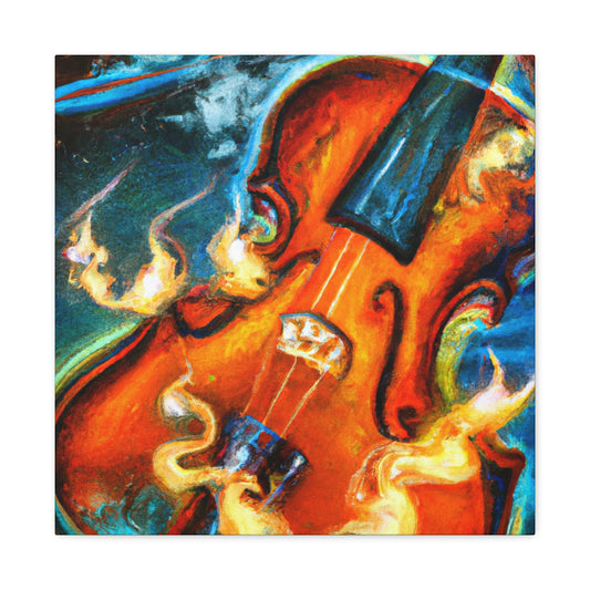 Violin's Surreal Strains - Canvas