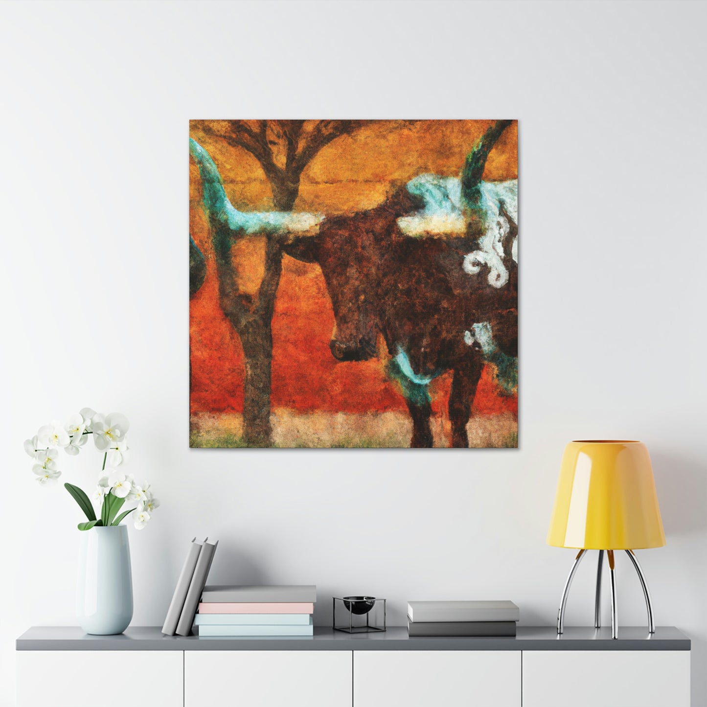 Texas Longhorn Power - Canvas