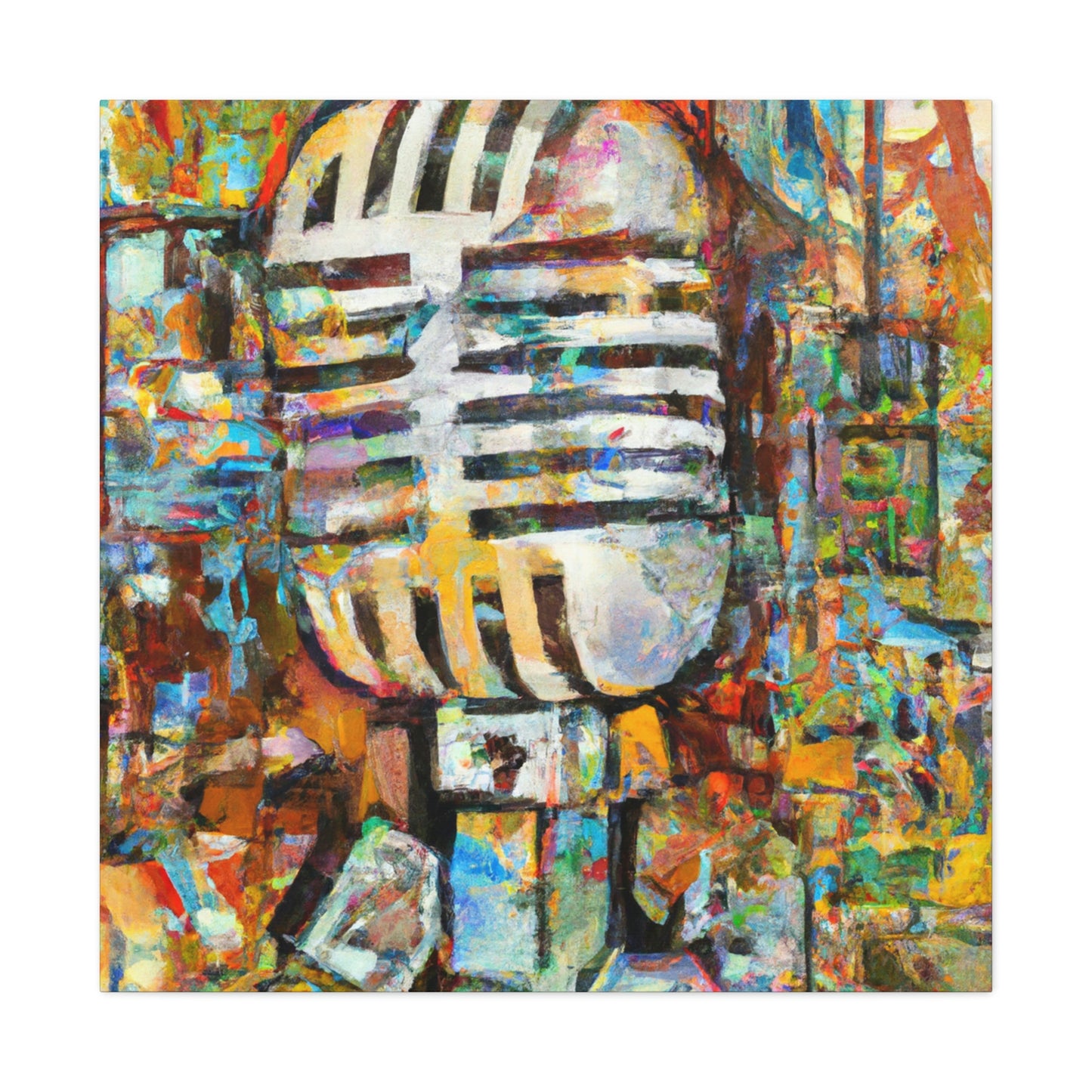 "Sing A Song Microphone" - Canvas