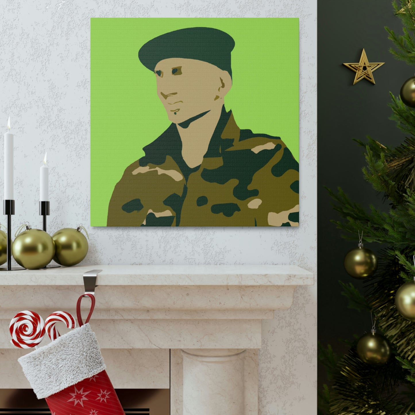 "Honoring The Supply Sergeant" - Canvas