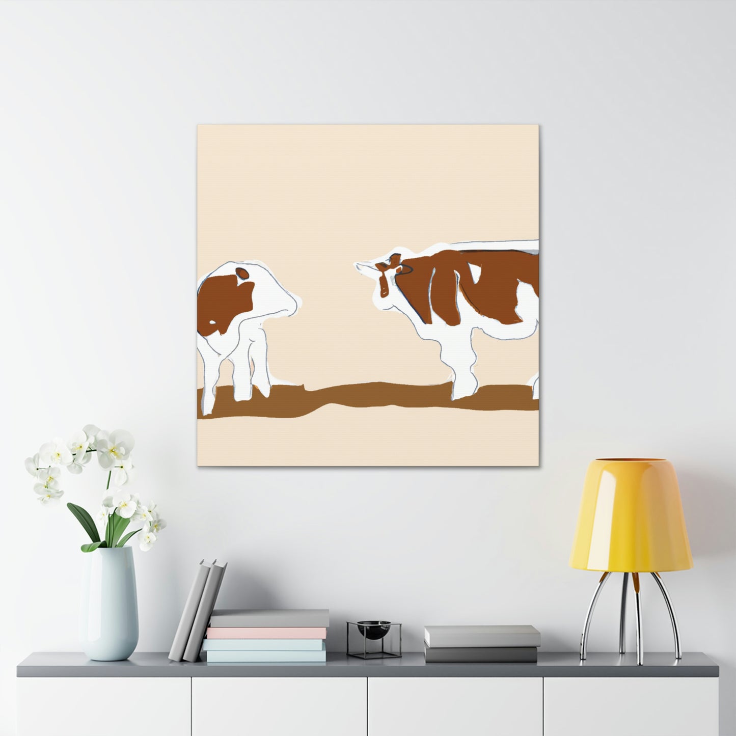 Cows in Simplicity - Canvas