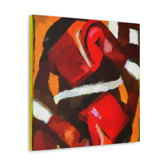 "Boxing in Abstract Form" - Canvas