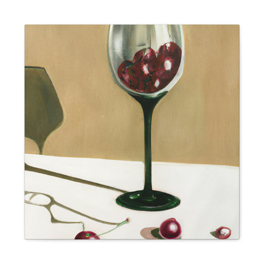 "Wine Glass Dreamscape" - Canvas