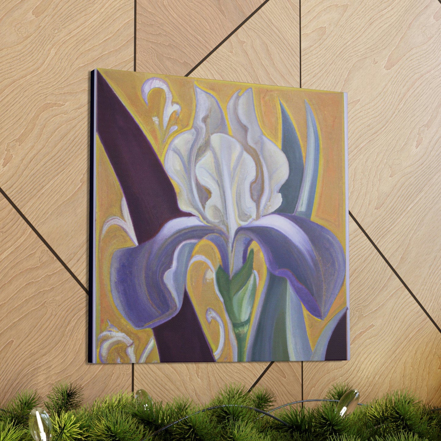 "Iris' Stylized Splendor" - Canvas