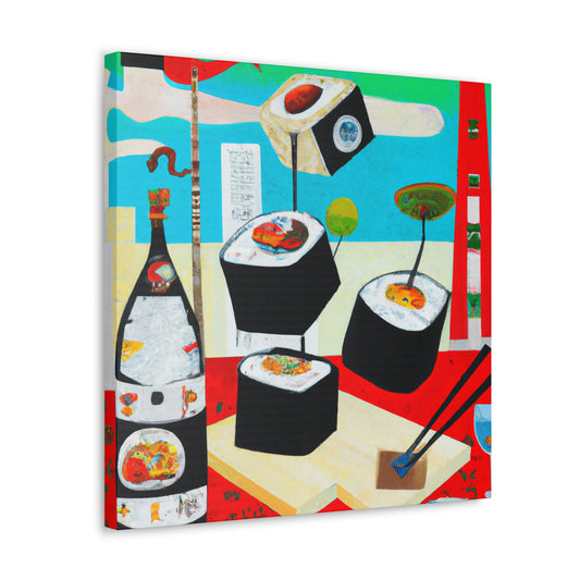 "Sushi: Abstract Expression" - Canvas