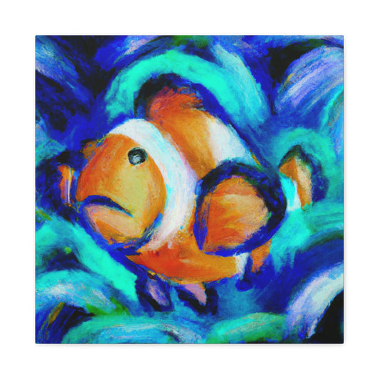 Clownfish in Expressionism - Canvas