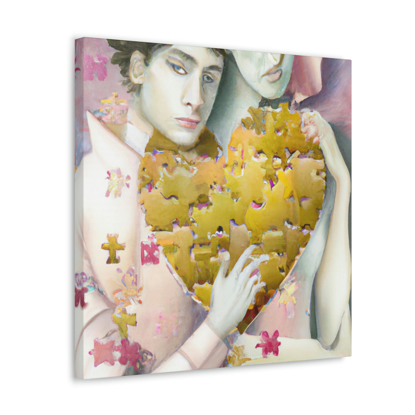 Love's Puzzling Dance - Canvas