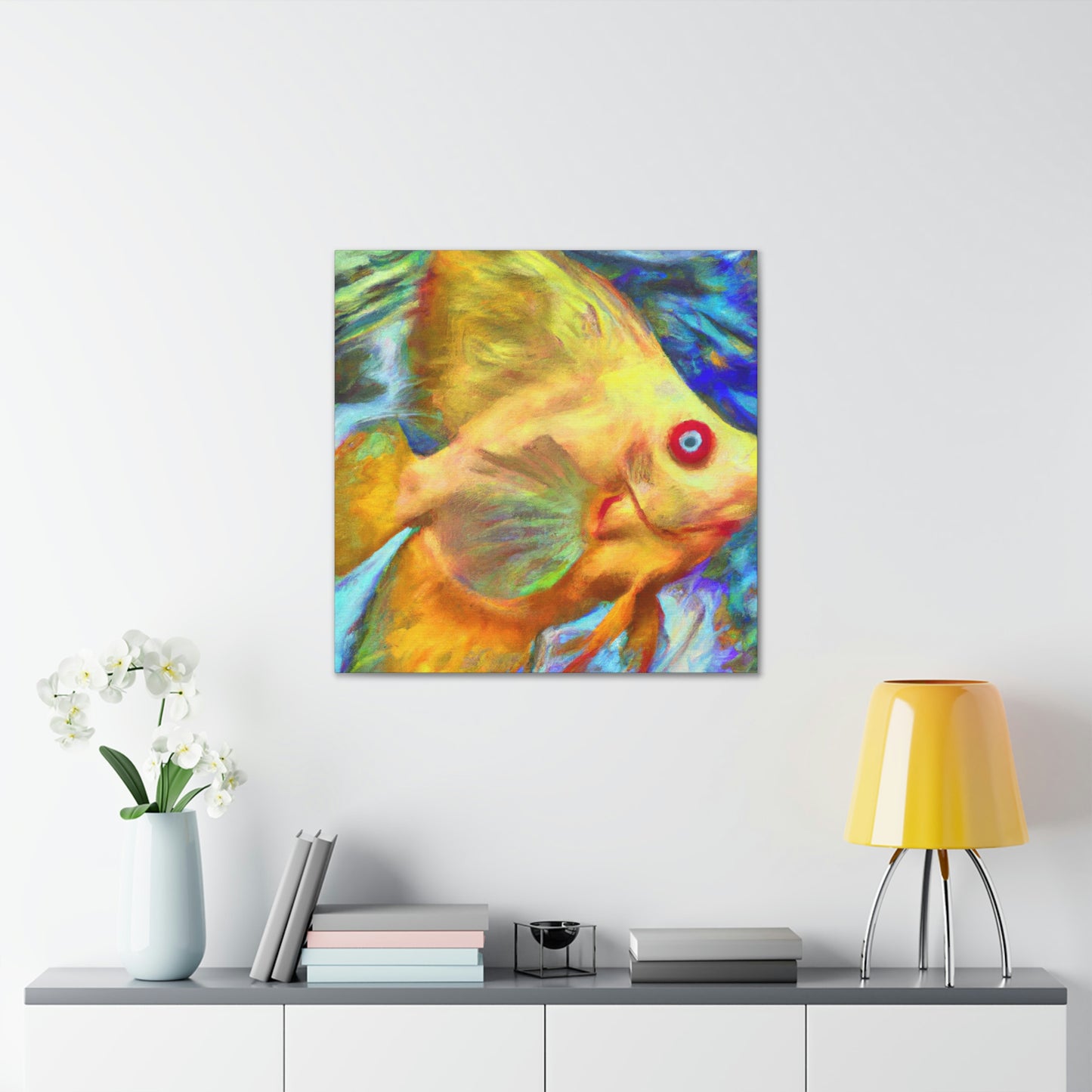 "Angelic Fish Dreamscape" - Canvas