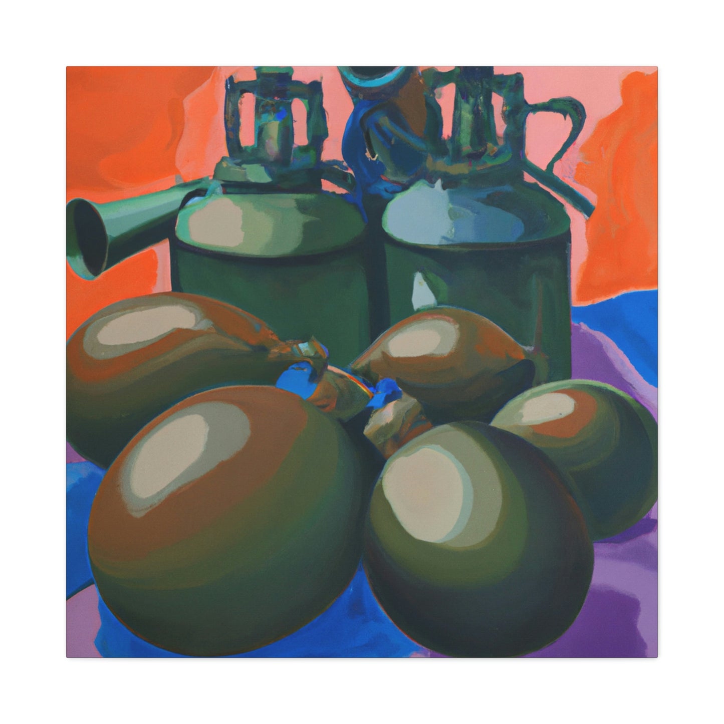 Grenades in Fauvism - Canvas