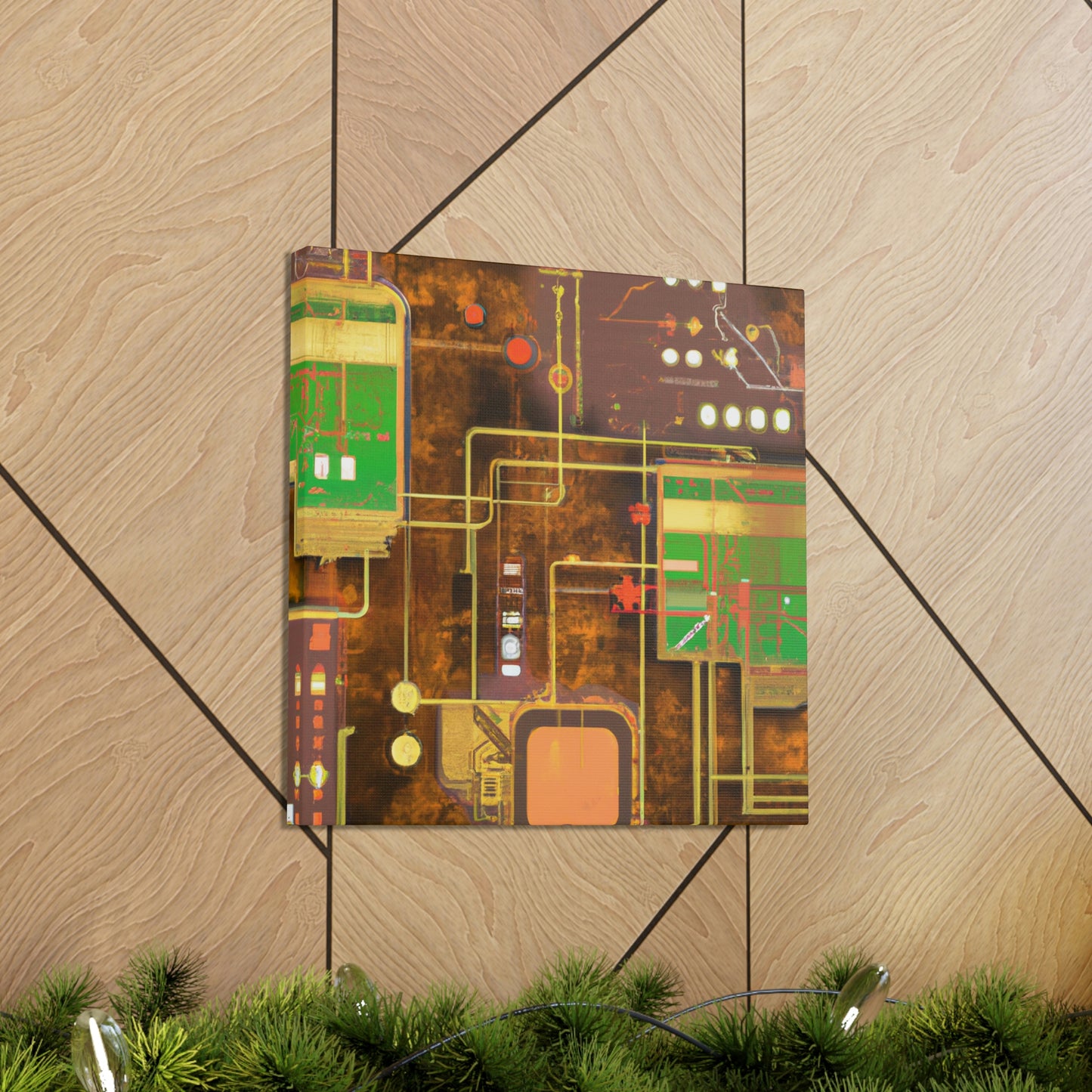 "The Technological Metropolis" - Canvas