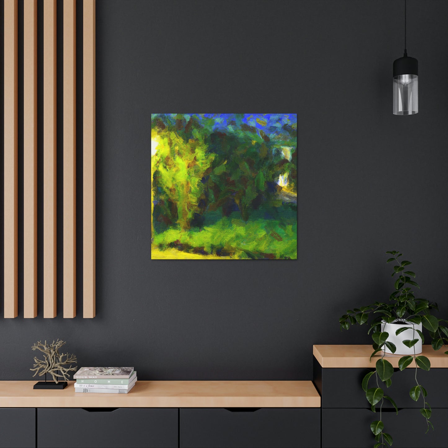 "Sunshine Through Verdure" - Canvas