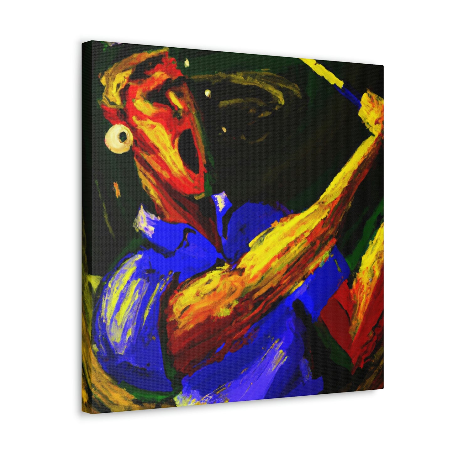 Golfers in Expressionism - Canvas