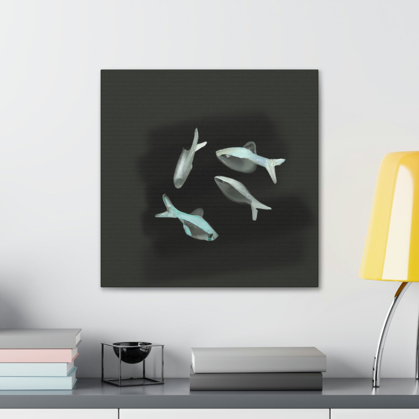 Neon Tetra Minimalism - Canvas