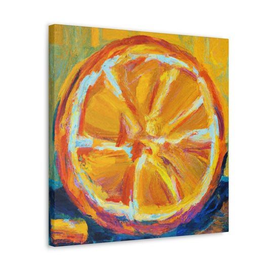 "Orange Glow of Expressionism" - Canvas