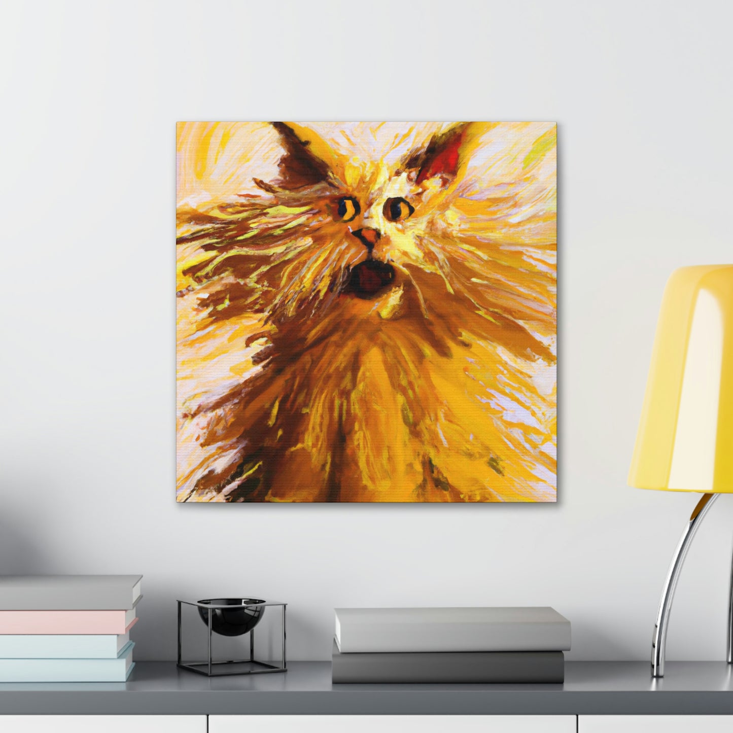 Maine Coon Awe. - Canvas