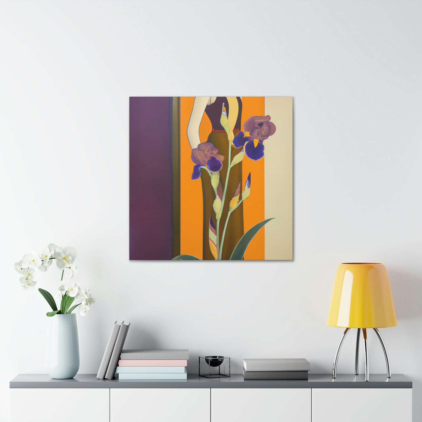 Iris in Splendor Glows - Canvas