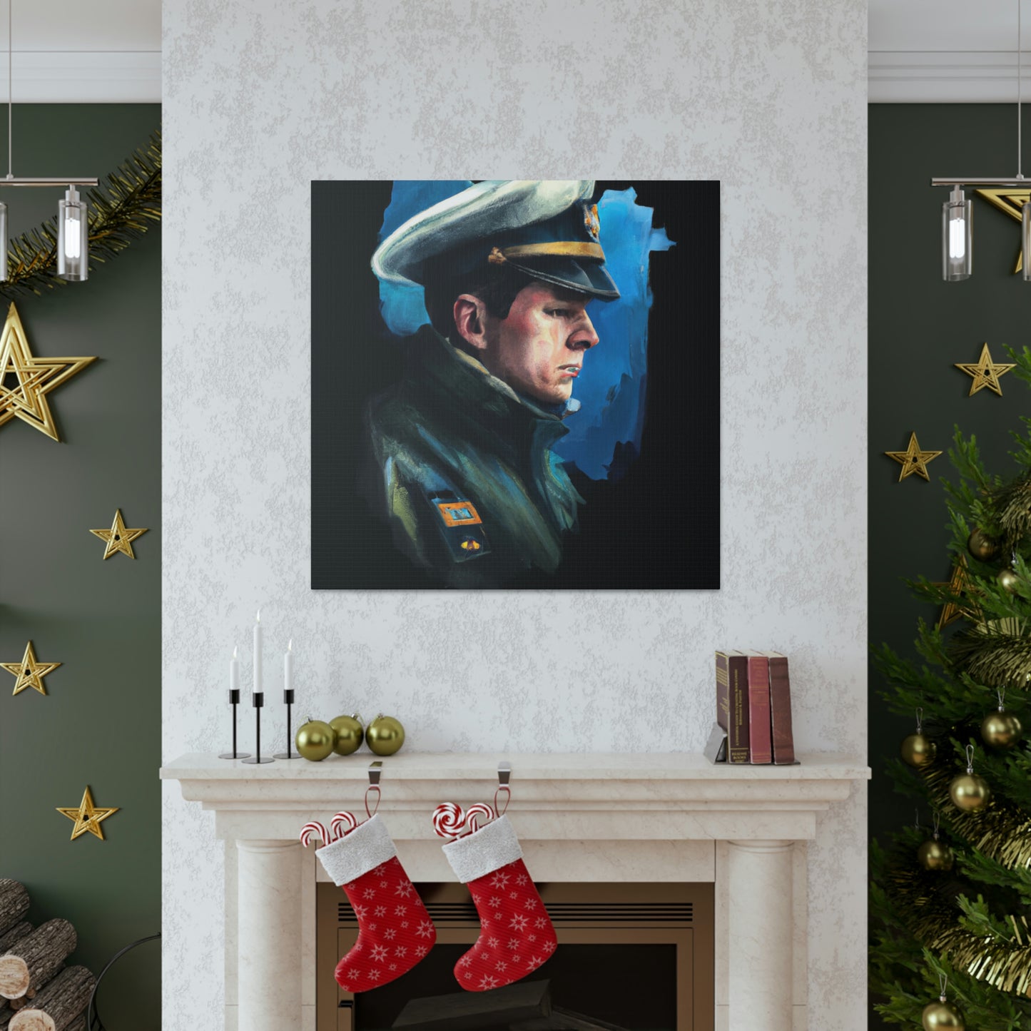 "Glorious Naval Aviator" - Canvas