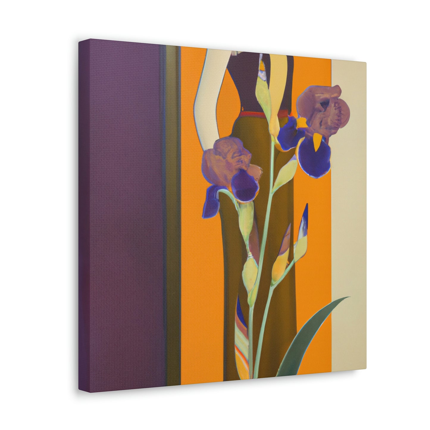 Iris in Splendor Glows - Canvas