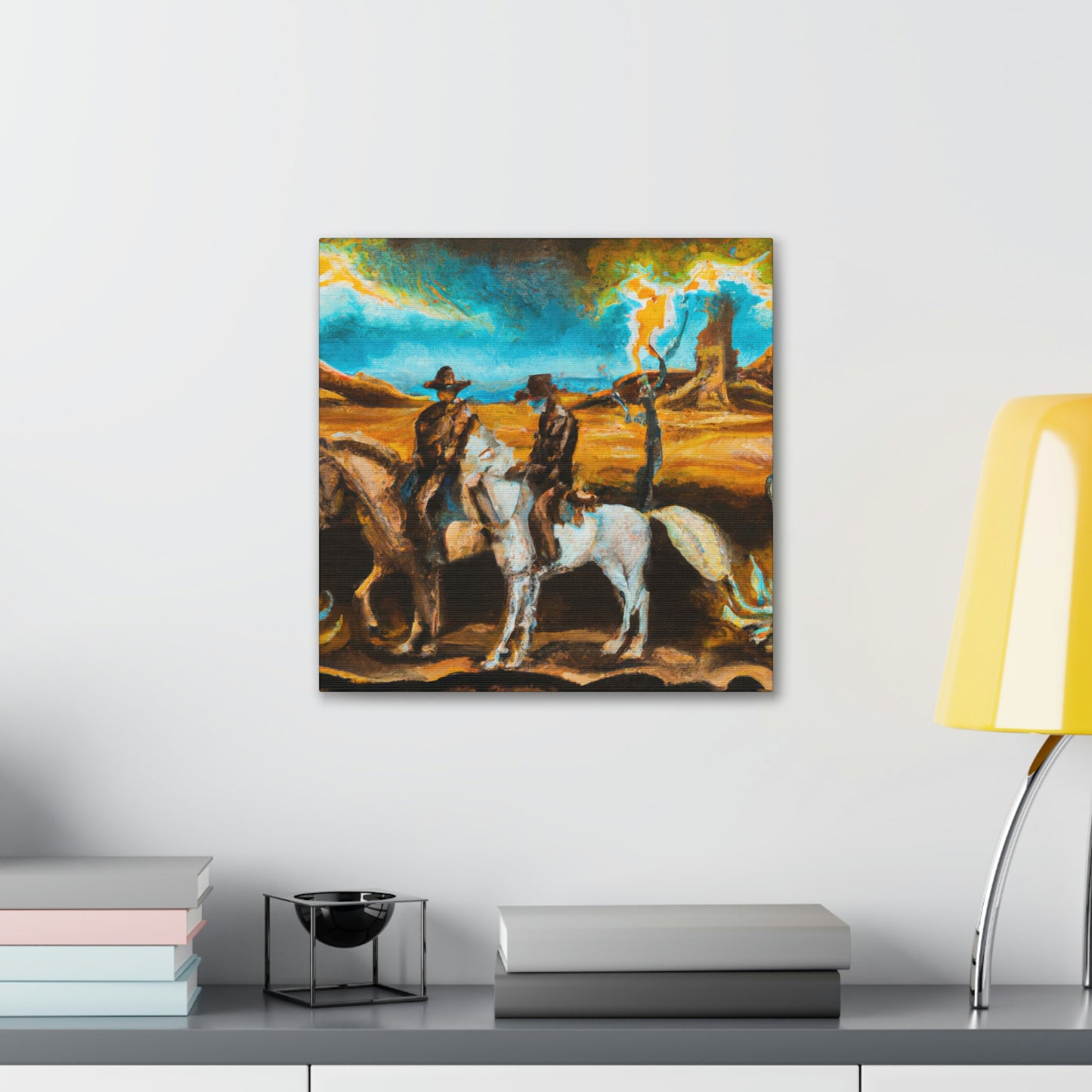 "Delightful Western Landscape" - Canvas