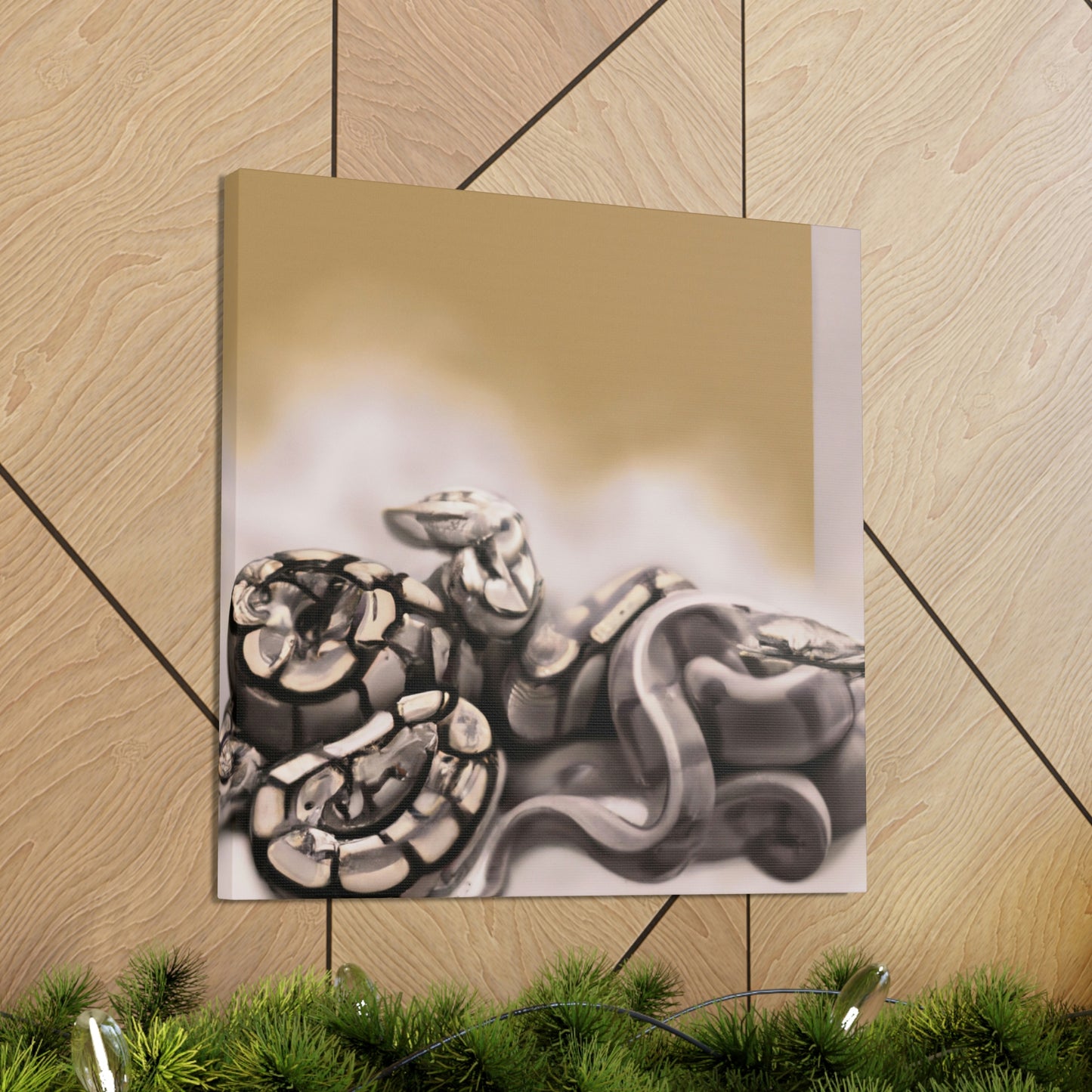 "Snake in Mystic Slumber" - Canvas