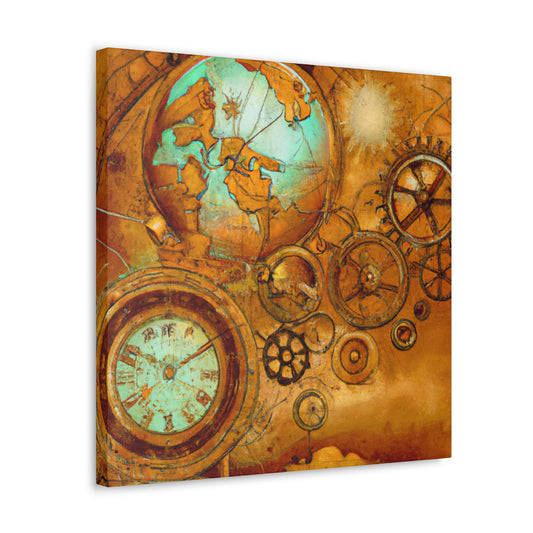 Steampunk Celestial Mapping - Canvas