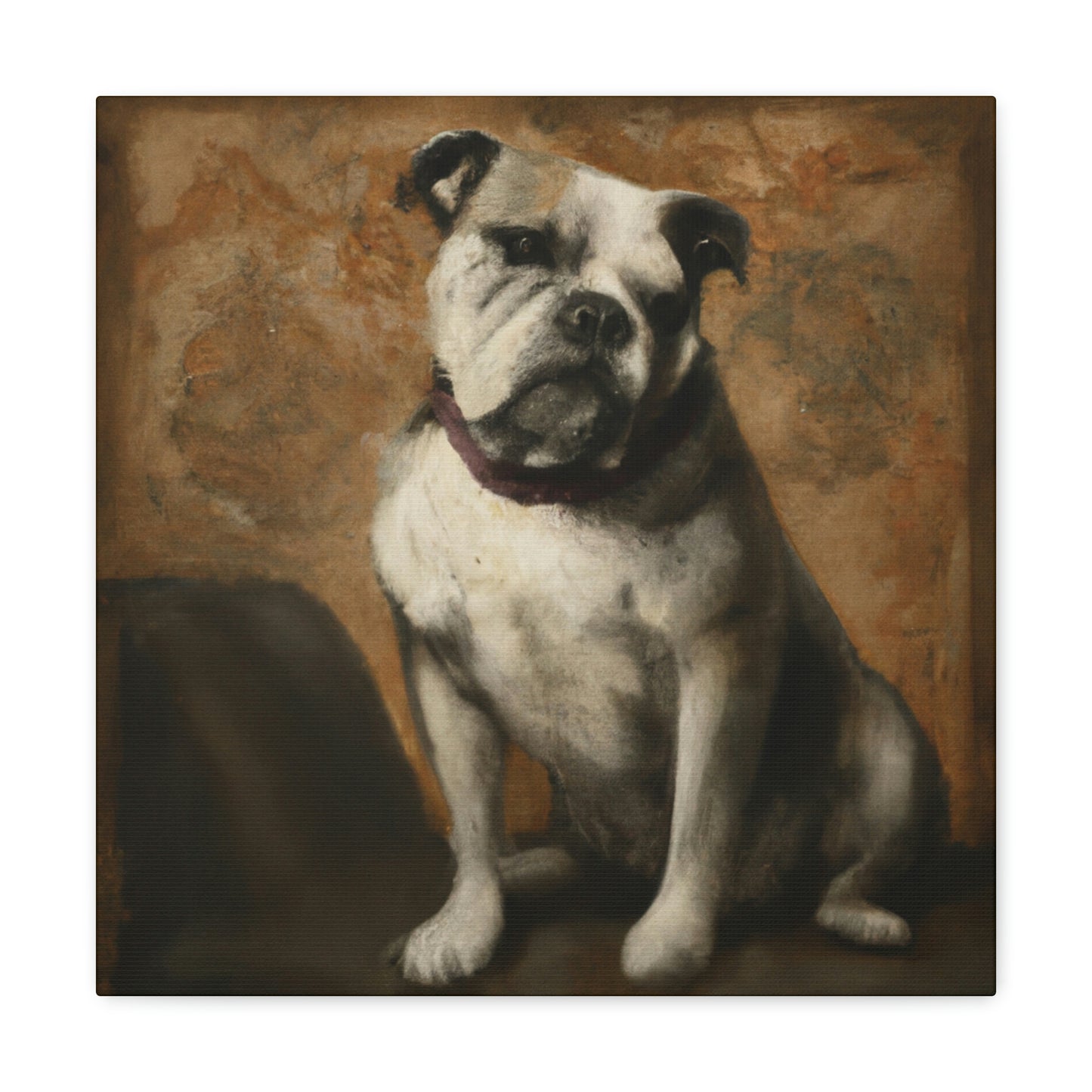 "Bulldog of Baroque" - Canvas