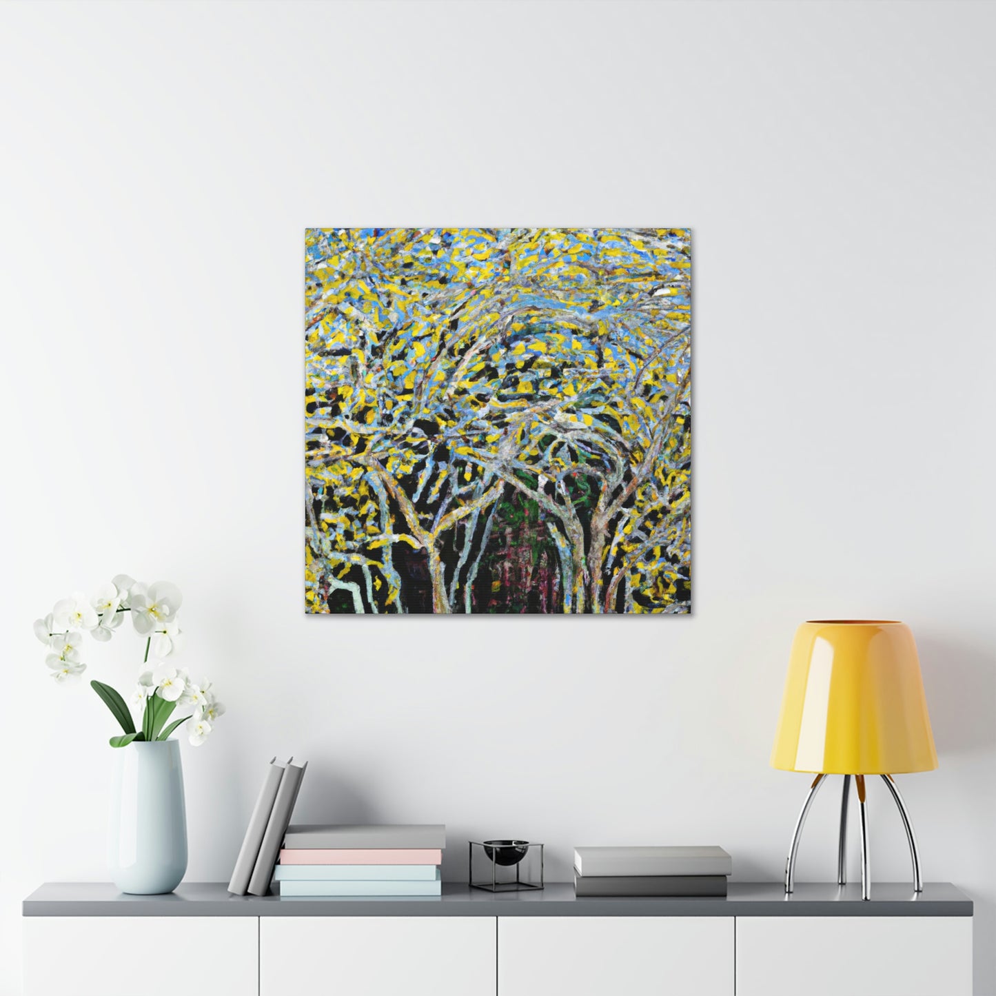 "Dogwood in Expressionism" - Canvas