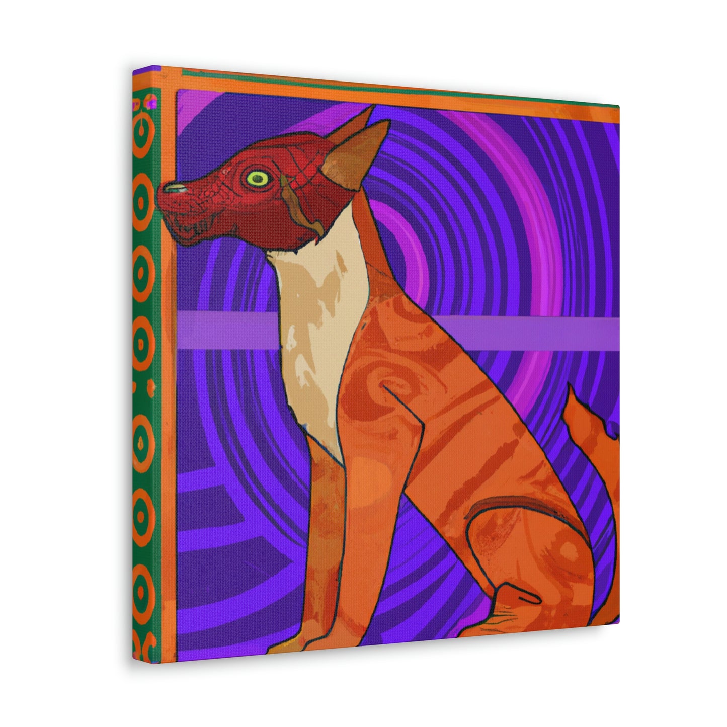 "Dhole's Jazz Symphony" - Canvas