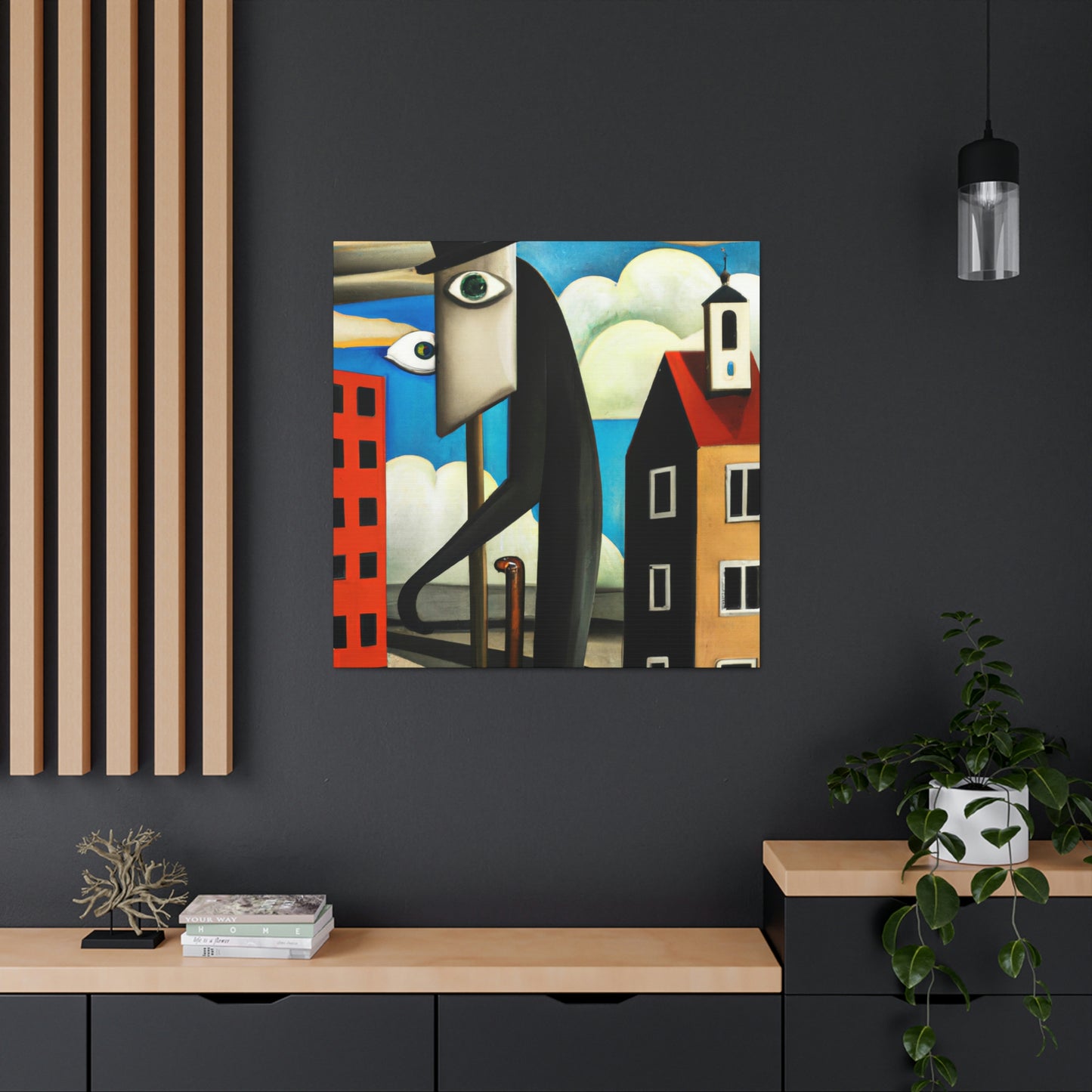 "Bauhaus Abstract Glory" - Canvas