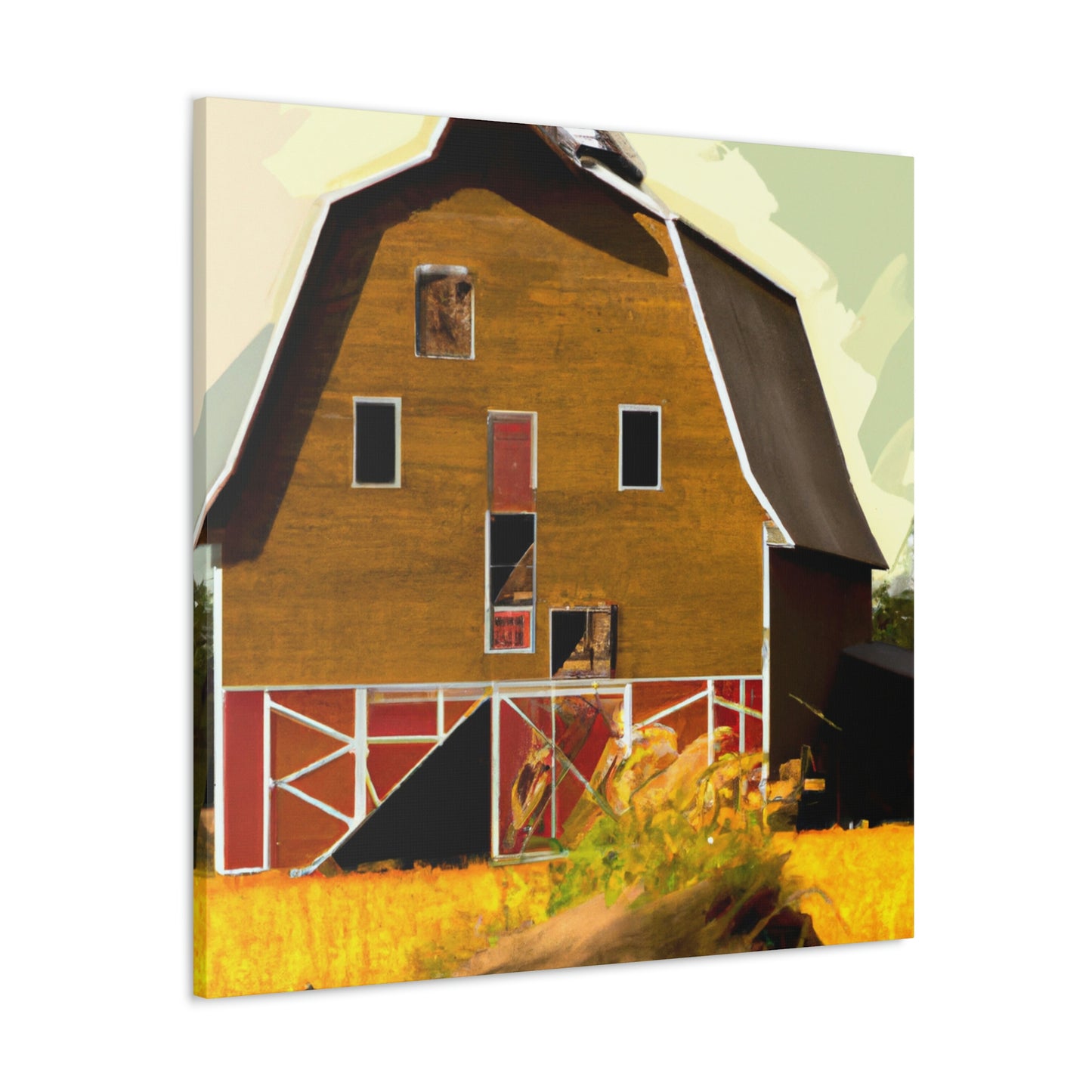 "Barn in Splendor" - Canvas