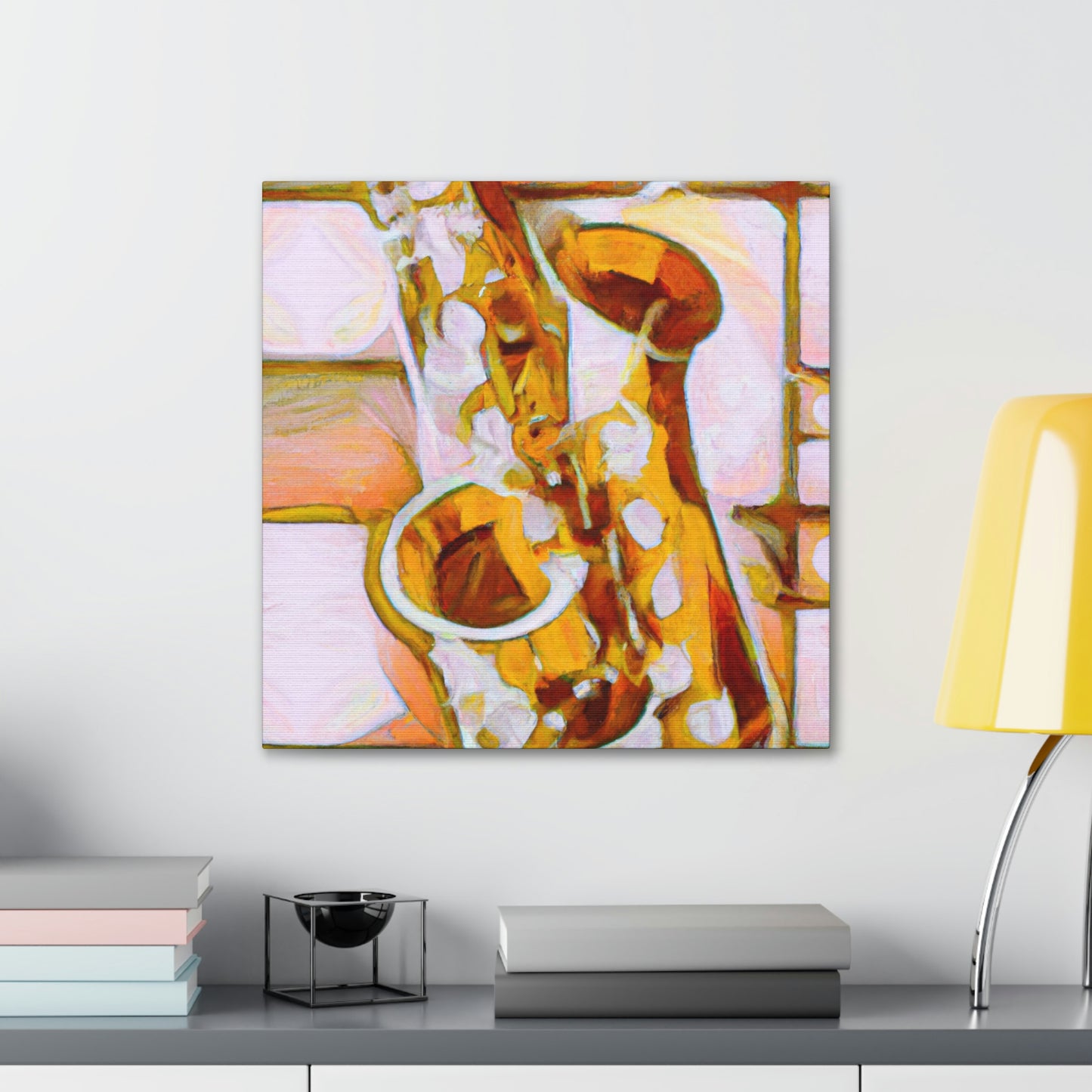 Saxophone's Artistic Soul - Canvas