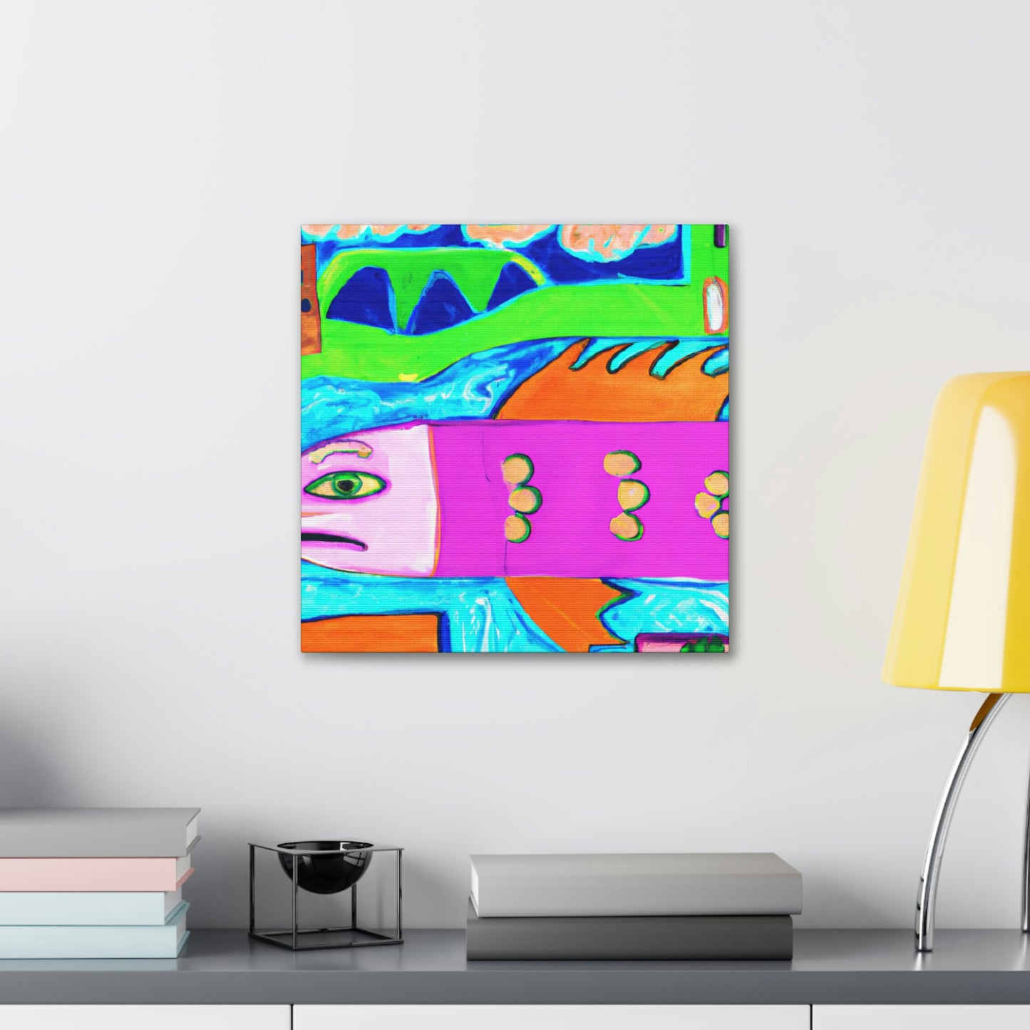 Salmon in Splendor - Canvas