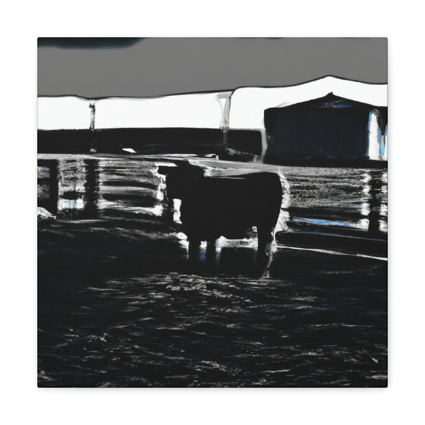 Black Angus Majesty - Canvas