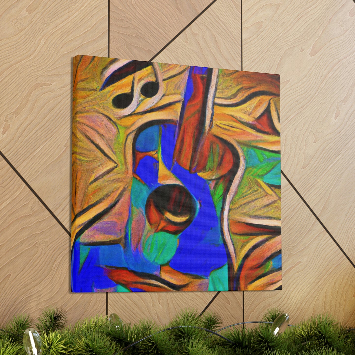 "Acoustic Guitar Resonance" - Canvas