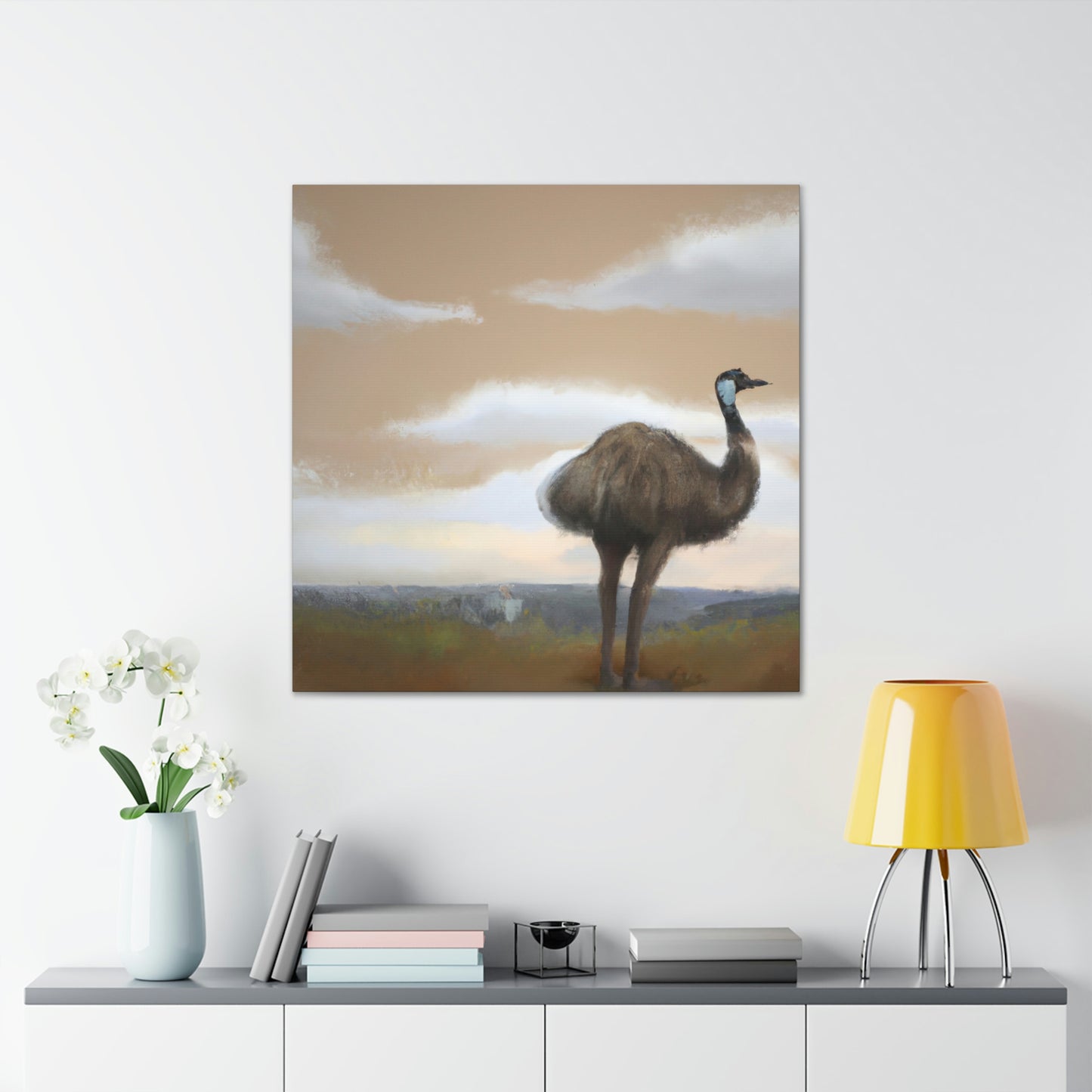 "Emu in Antiquity" - Canvas