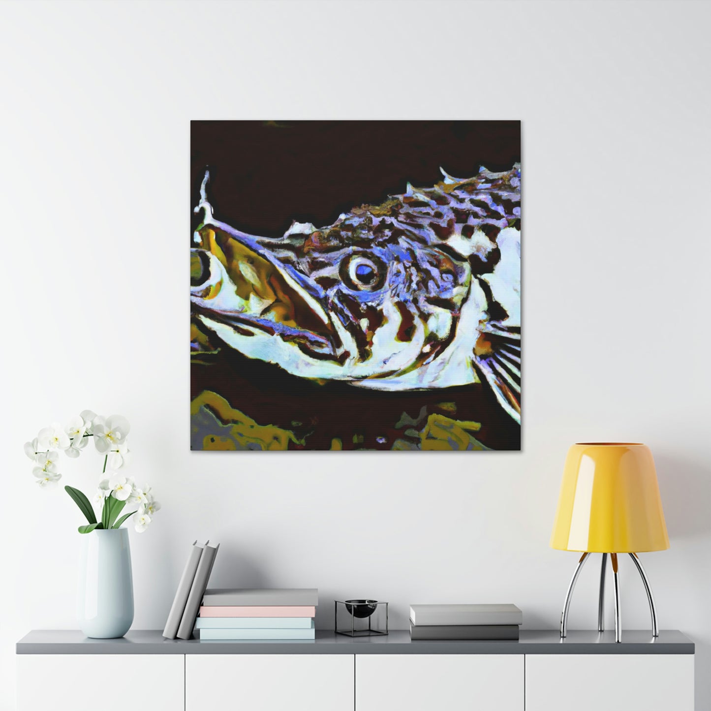 "Corydoras Catfish Abstract" - Canvas